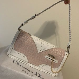 Christian Dior D’Trick Flap Shoulder bag Pink/Wht